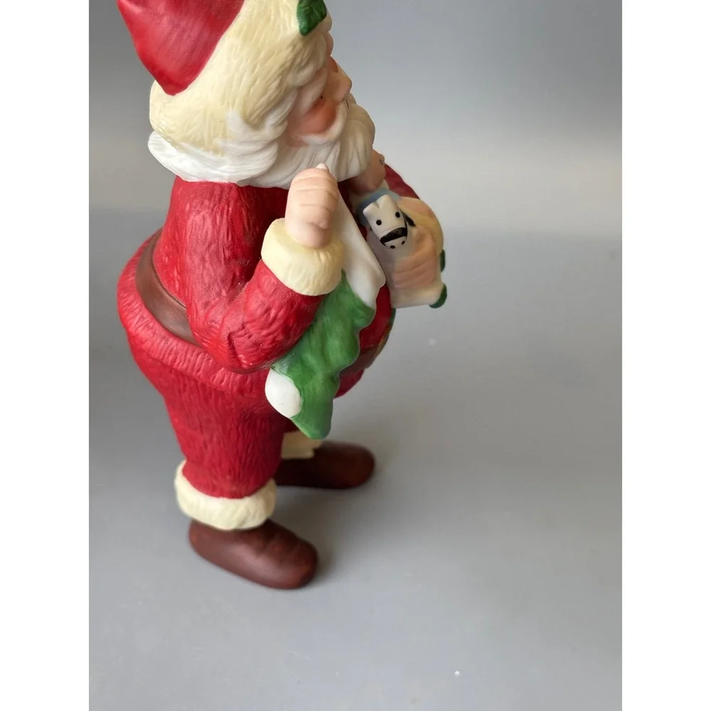 Vtg Hallmark 1986 Jolly Saint Nick Santa‎ Claus Christmas Ornament 5